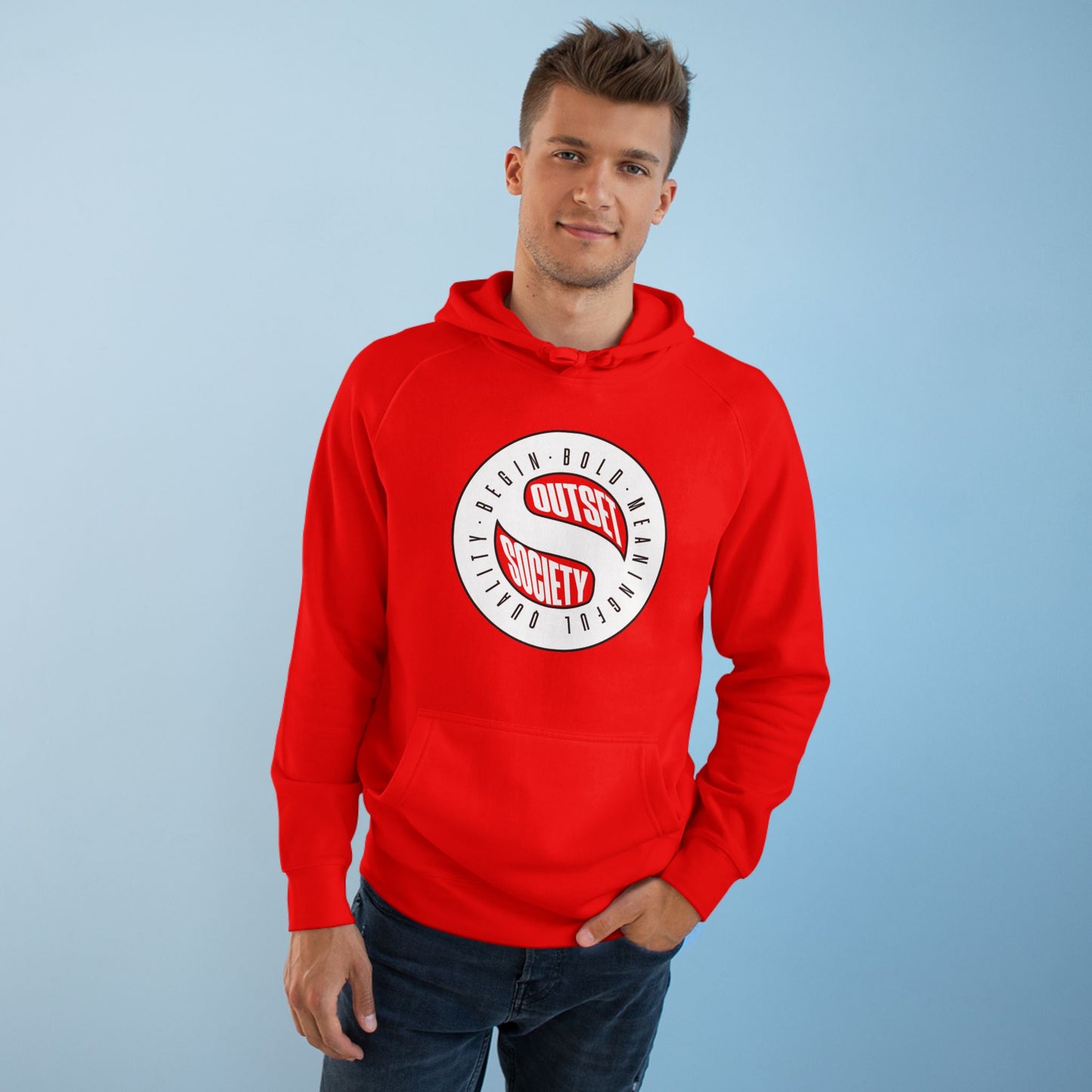 BEGIN BOLD. Unisex Casual Hoodie