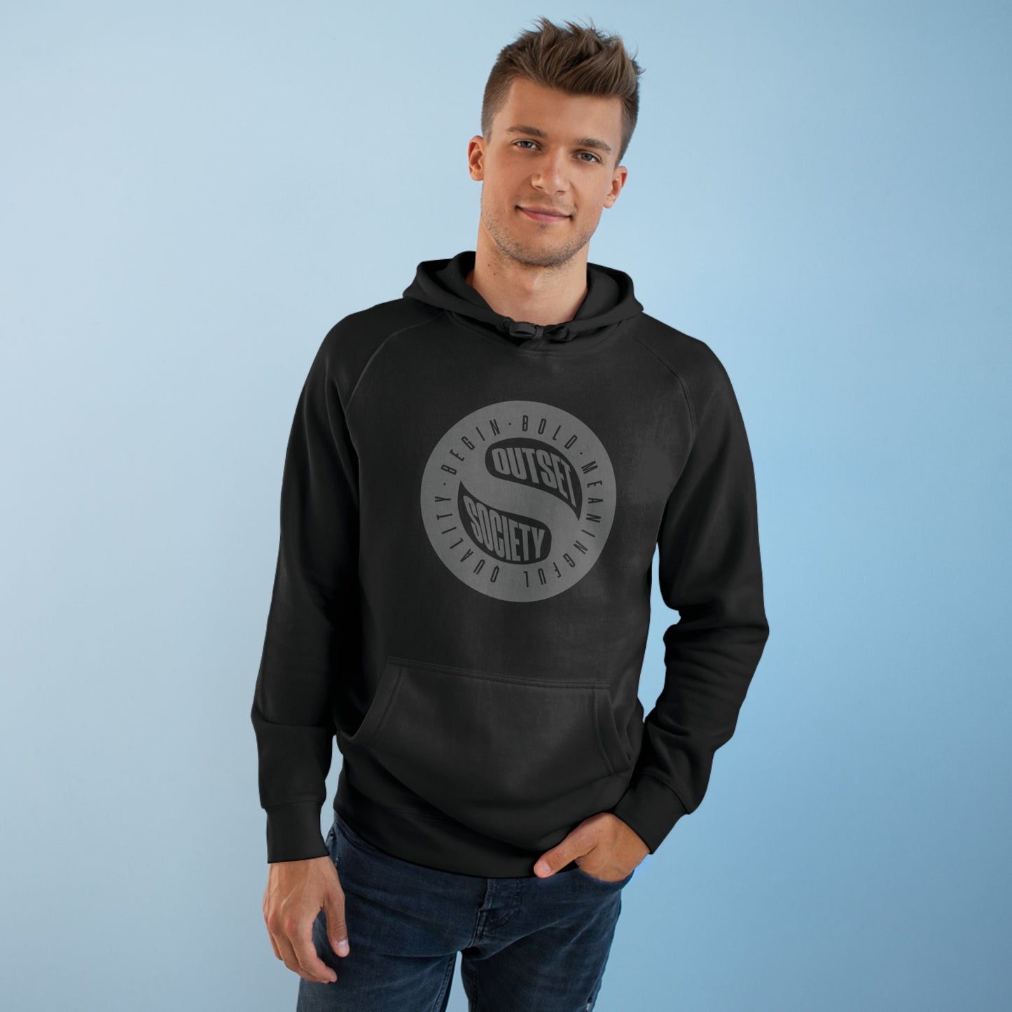BEGIN BOLD. Unisex Casual Hoodie